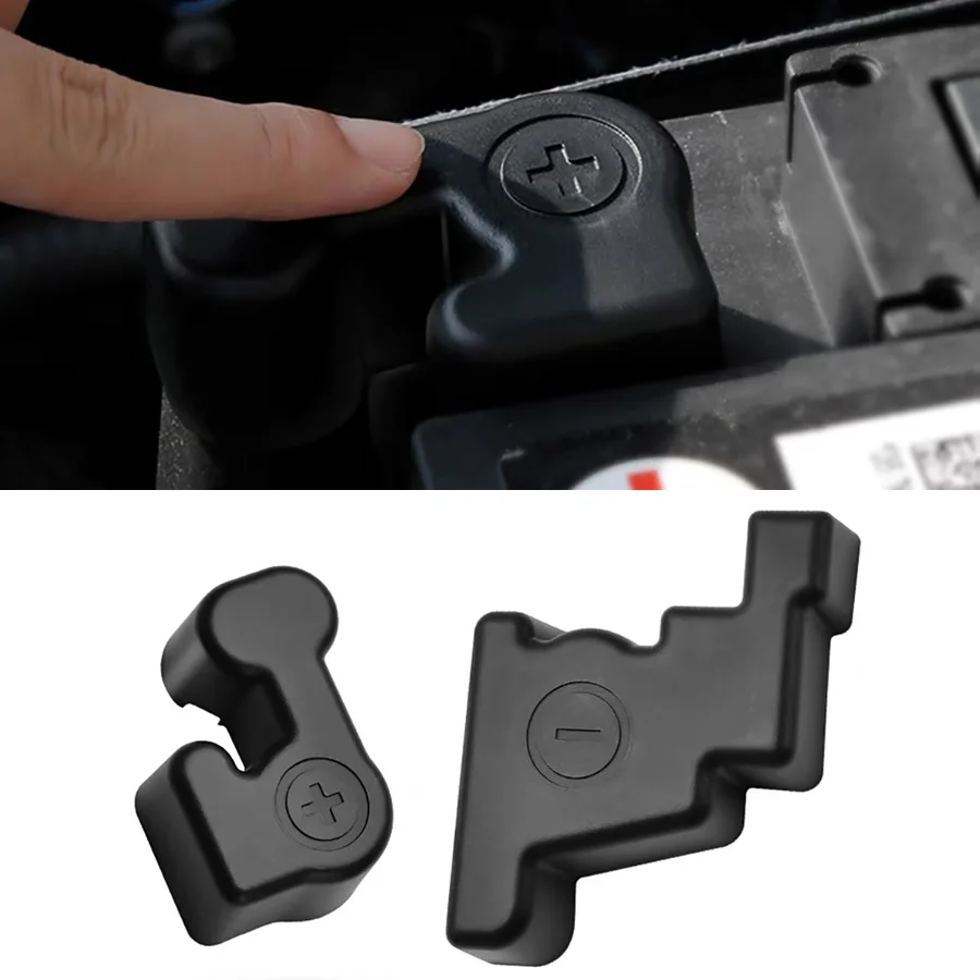 Wooeight 1Pc Non-flammable ABS Negative Power Batteries Cover Battery Protection Cover For Volkswagen VW Golf MK7 Touran SKoda