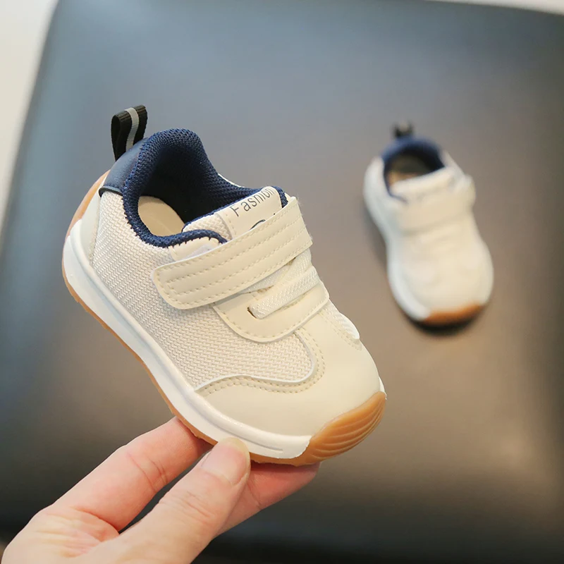 Baby Spring and Autumn High Quality Sneaker Outdoor Walking Shoes for Toddler Boys and Girls Air Mesh Breathable Rubber Sole 6