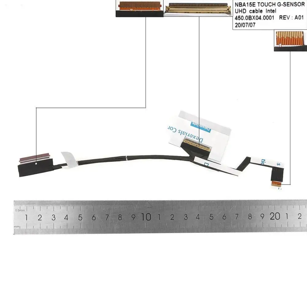 New LCD LED Video Flex Cable For HP Envy X360 15-BQ 15M-BQ 15-BP 15M-BP PN:450.0BX04.0001 new original lcd led video flex cable for lenovo g505 g500 g510 g590 15 6 pn dc02001ps00 dc02001pr00