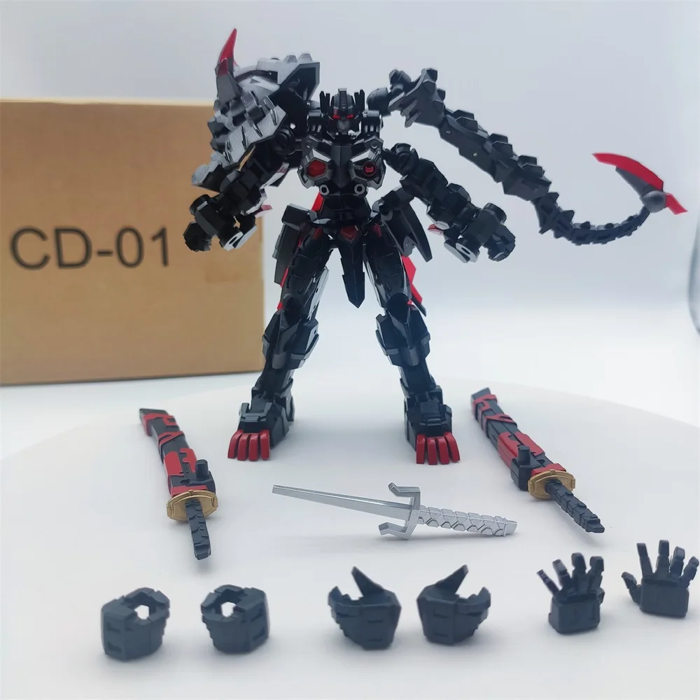 [Disponibile] Transformation Cd-01 Cd01 Cd-01B White Black Lion Face Op Commander Lio Convoy Action Figure