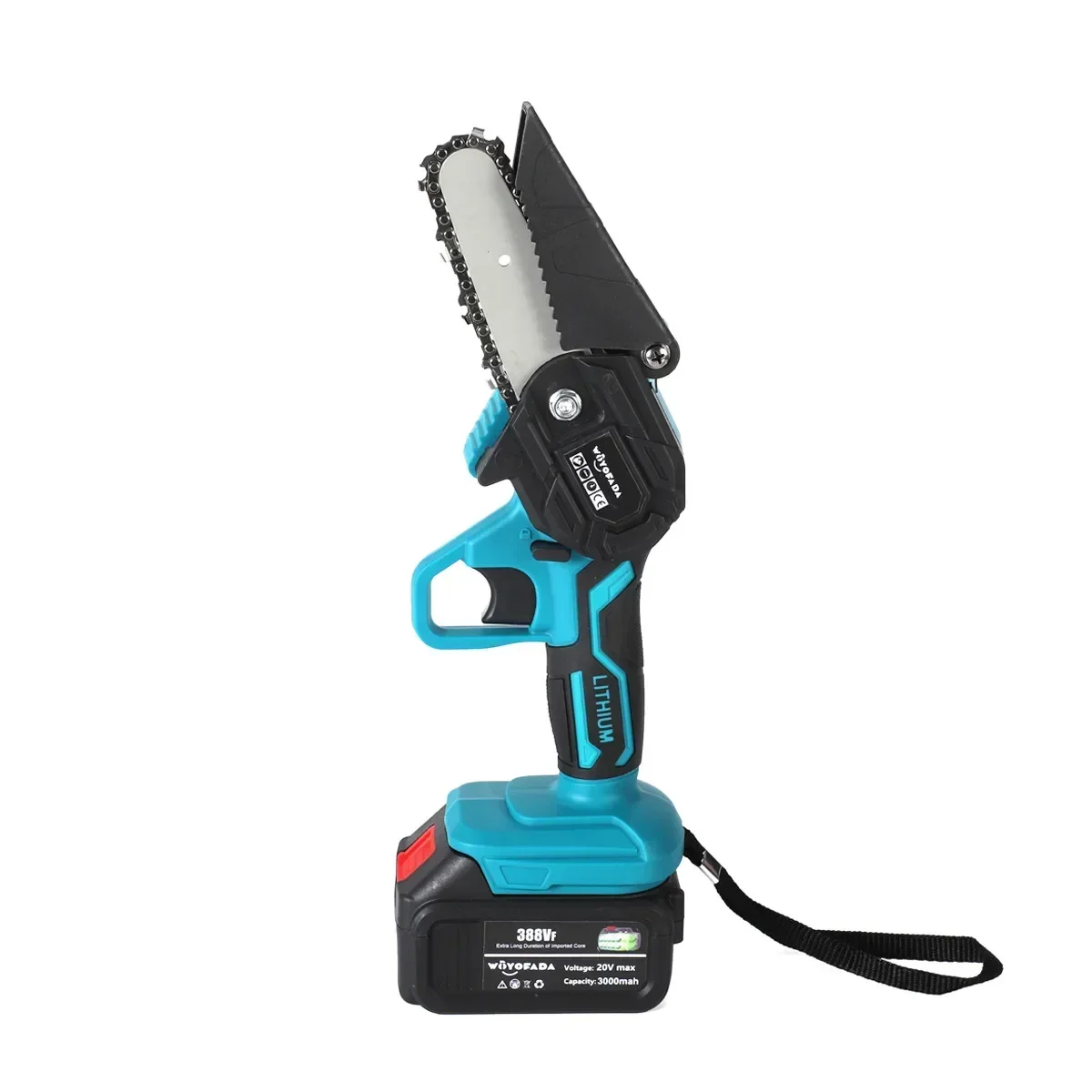 4 Inch Electric Chain Saw For Makita 18V Lithium Ion Battery Mini Cordless Garden Logging Saw Woodworking Cutting Power Tool 4