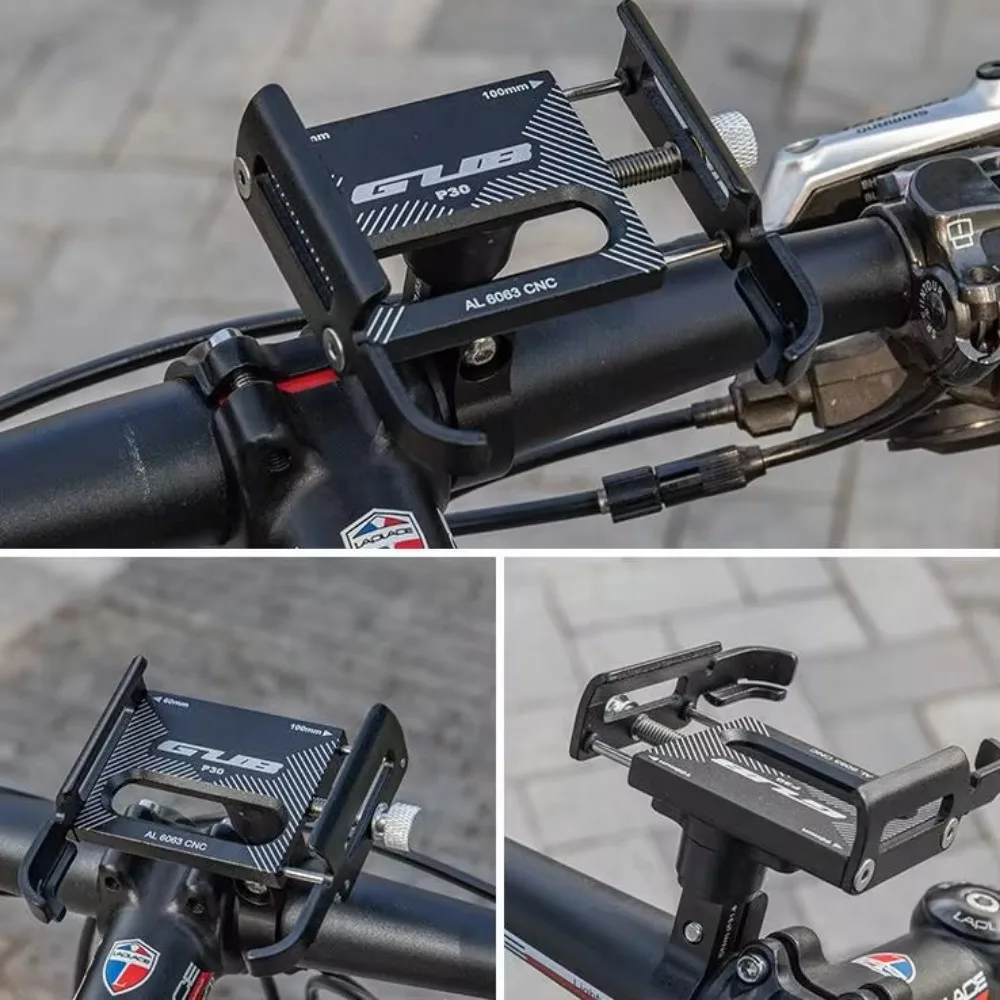 Bicycle Handlebar Mobile Phone Holders Mounts Stands Aluminum Motorcycle Bicycle Stand GUB P30 For Electric