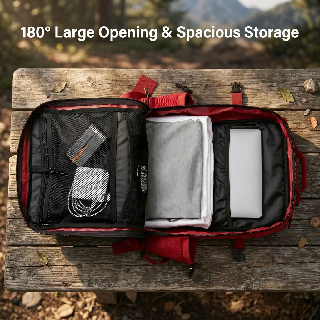 45L Tactical Outdoor Hiking Backpack 4