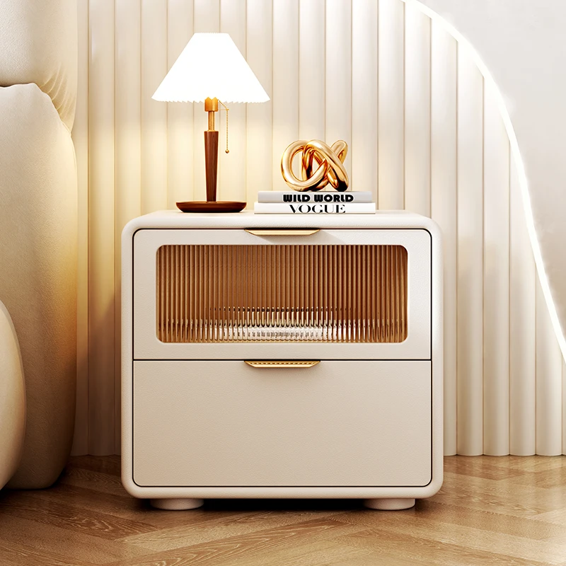 

Bedside Storage Nightstand Nordic Minimalist Bedroom Space Saving Nightstands Luxury Wood Mesa De Noche Garden Furniture Sets