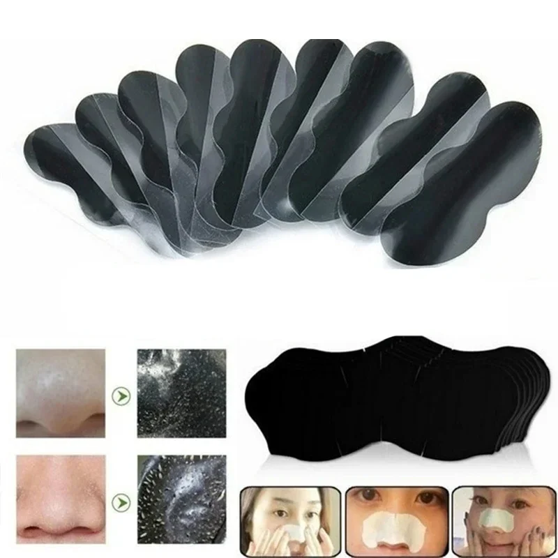 Nose Blackhead Remover Mask Deep Cleansing Skin Care Shrink Pore Acne Treatment Mask Nose Black dots Pore Strips 50pcs