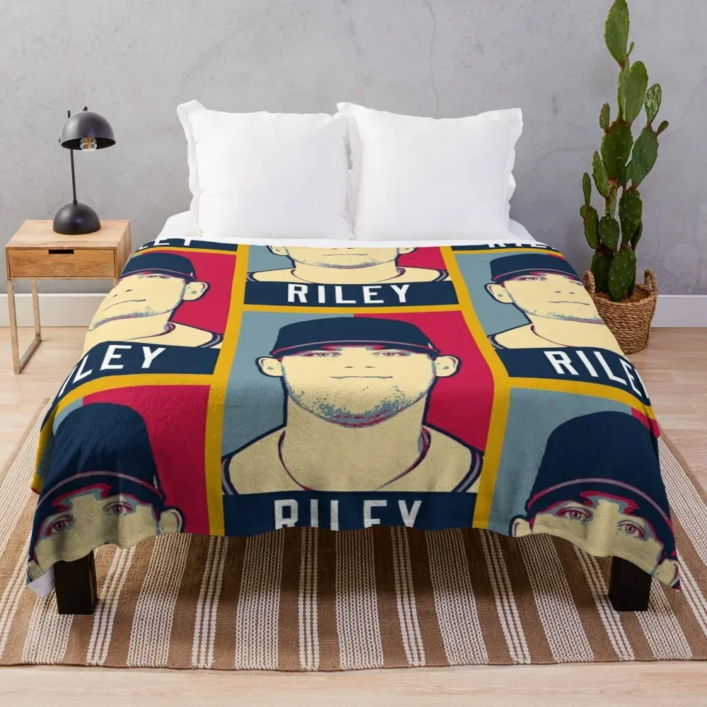 

Austin Riley Artwork Throw Blanket Weighted Blanket Dorm Room Essentials Heavy Blanket