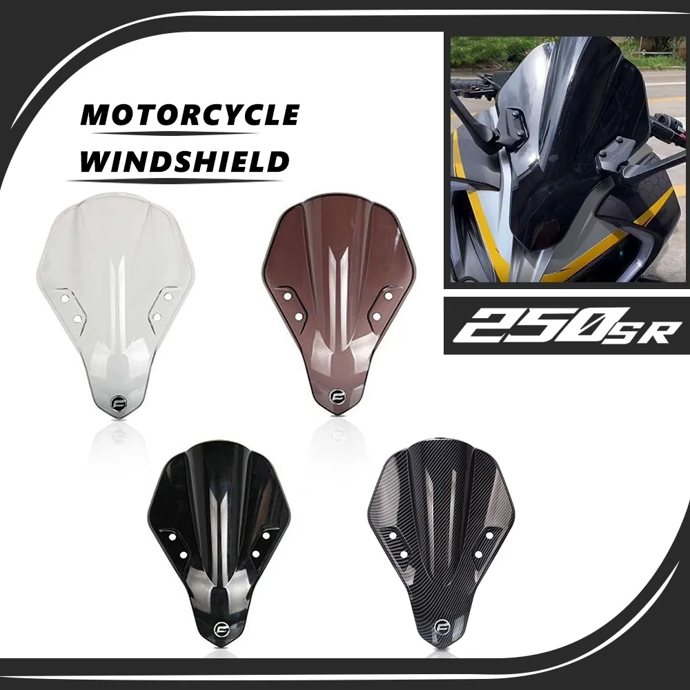 

Motorcycle Accessories FOR CFMOTO CF MOTO 250SR 250A 250 SR A ALL YAERS Front Windshield Wind Deflectors Windscreens Deflectore