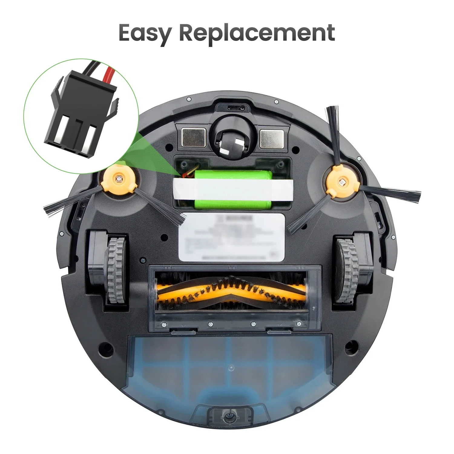 14.4V 2600mAh Li-ion Battery for Conga Excellence 990 1090 Ecovacs Deebot N79S N79 DN622 Eufy Robovac 11 11S 12 35C X500 6