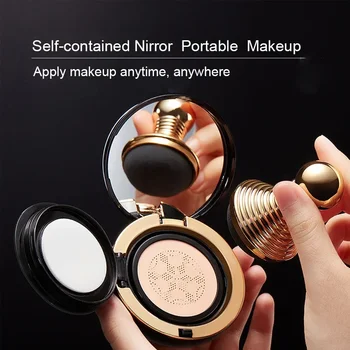 Air Cushion Mushroom Head BB Cream Quick Makeup Brightening Foundation Lasting Moisturizing Whitening Base Makeup Cosmetics 2