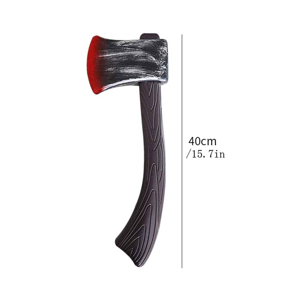 3-tlg. Aufblasbare Halloween Messer & Axt | Fake Waffen Mit Blut-Effect | Für Gruselparty & Cosplay