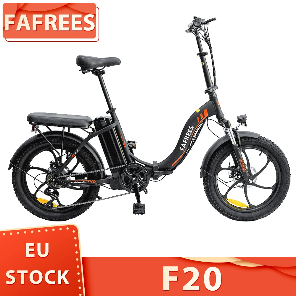 Fafrees F20 Bici Elettrica 250W Motore 20 Pollici Telaio Pieghevole Ebike Ingranaggi A 7 Velocità Con Batteria Al Litio Rimovibile 36V 15Ah City Bike
