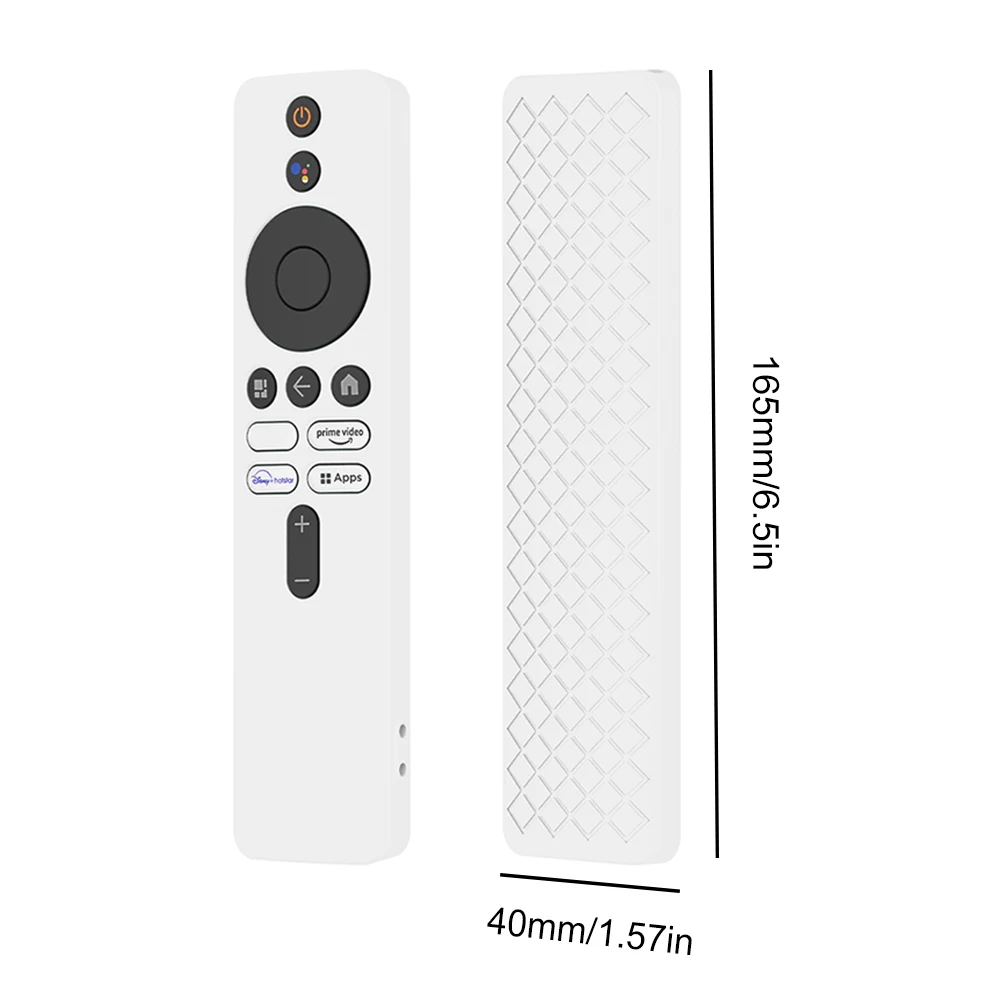 Silicone Remote Control Case Remote Control Cover Protector with Lanyard Shockproof Accessories for Xiaomi 4K TV MiBoX 2nd Gen