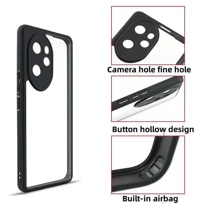 Per Funda Honor 100 Pro Custodie Cover Per Funda Honor 100 90 80 Pro 5G Custodia Morbida Trasparente Antiurto Per Honor 100 Pro 5G