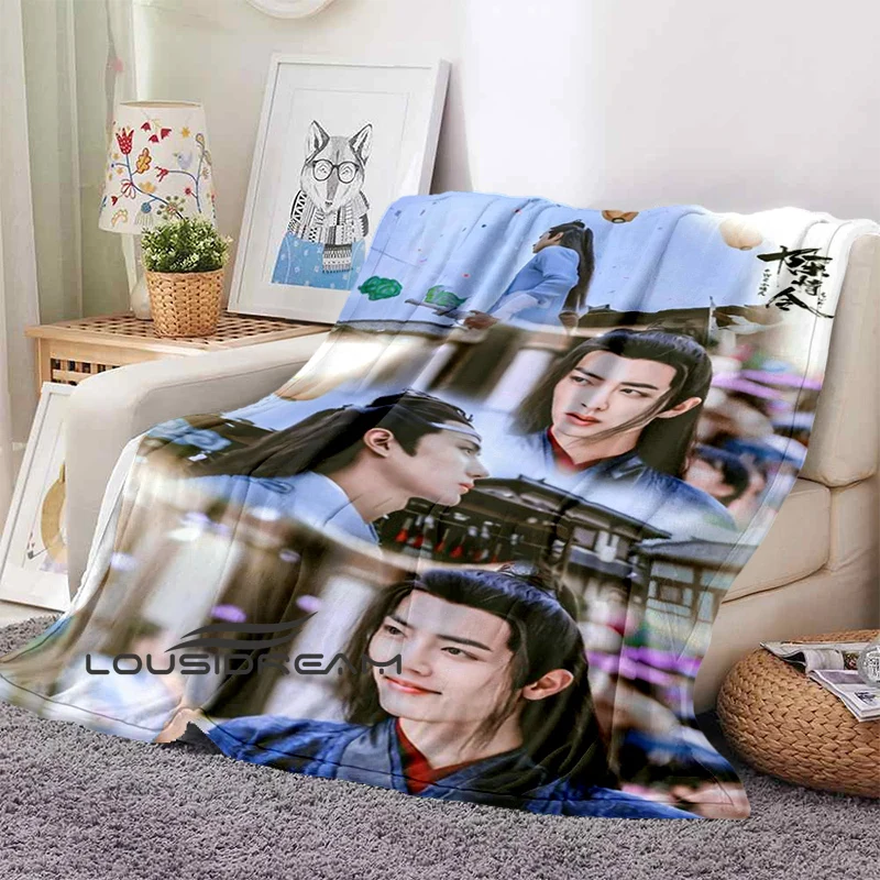 

TV Series "Wild Xiao Zhan" Wang Yibo Soft Plush Blanket 3D Lightweight Home Sofa Bed Sheet Leisure Office Nap Warm Blanket