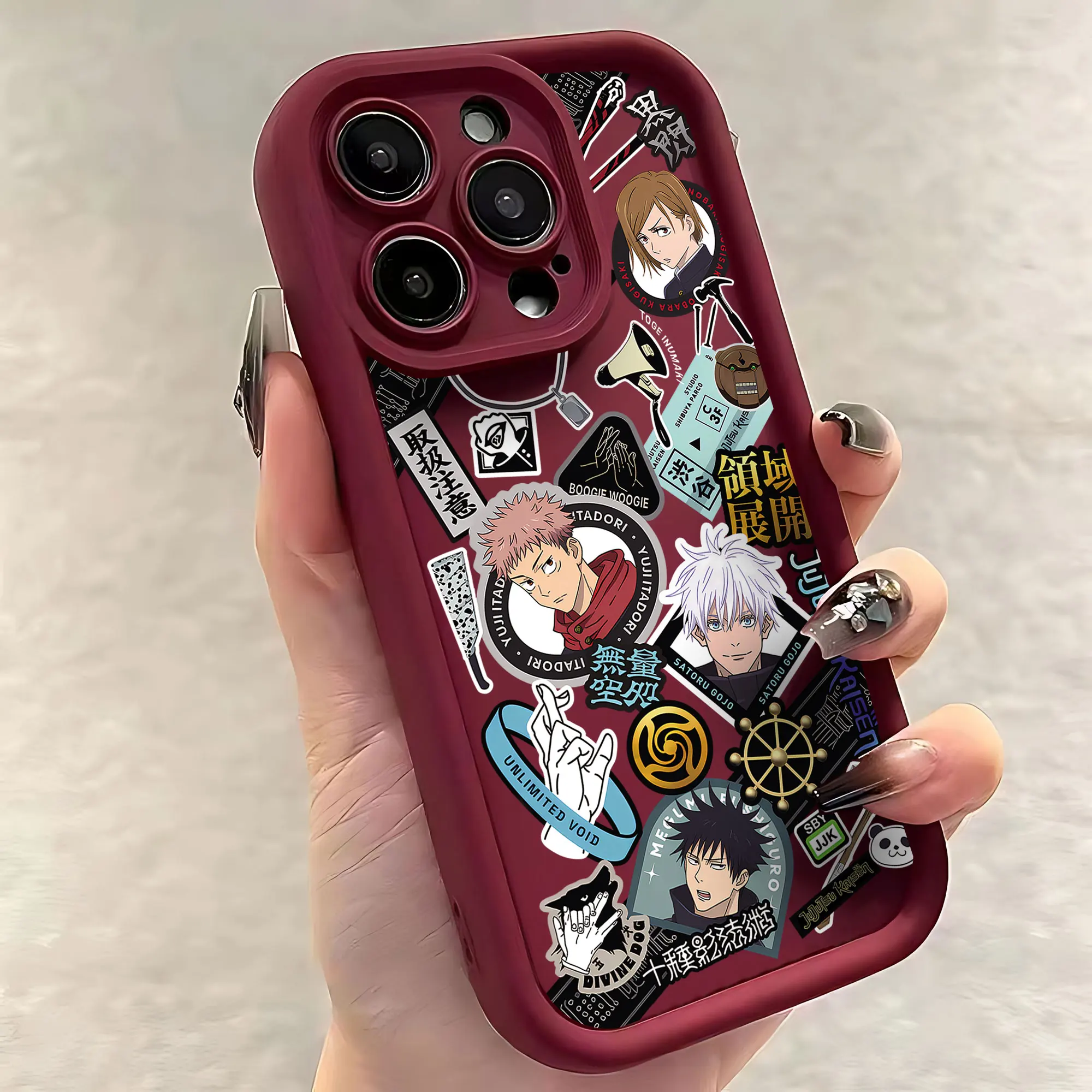 Jujutsu Kaisen Anime Soft TPU Phone Case - Vibrant Protective Back Cover