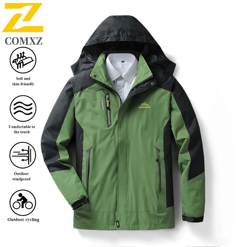 Autumn Men's Ultralight Hardshell Jacket  Windproof Waterproof Trekking Coat with Breathable Membrane for Outdoor climbing 2025