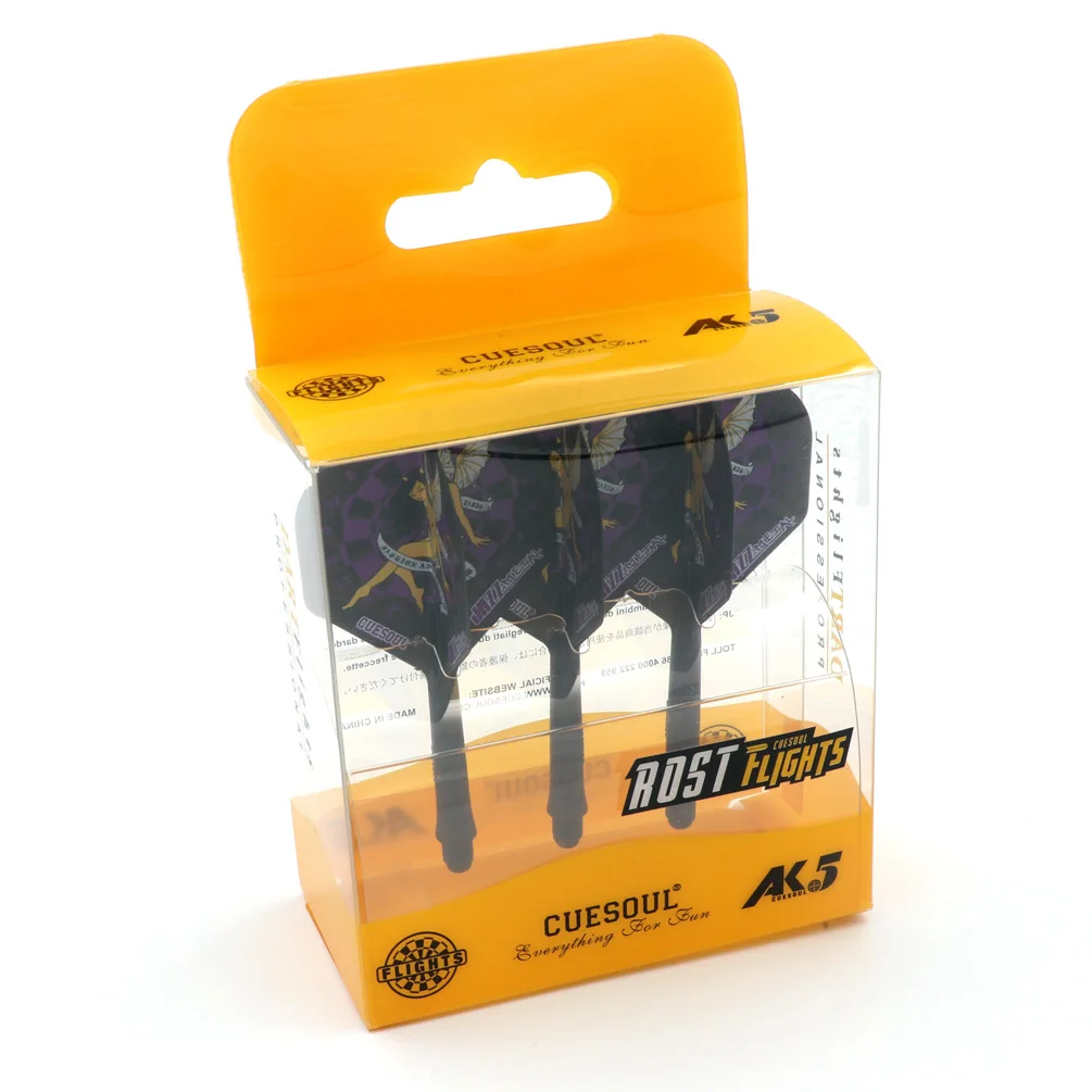CUESOUL Rost Integrated Dart Shaft and Flights Standard Shape,Set of 3 pcs；Durable&Stiff&Tightly