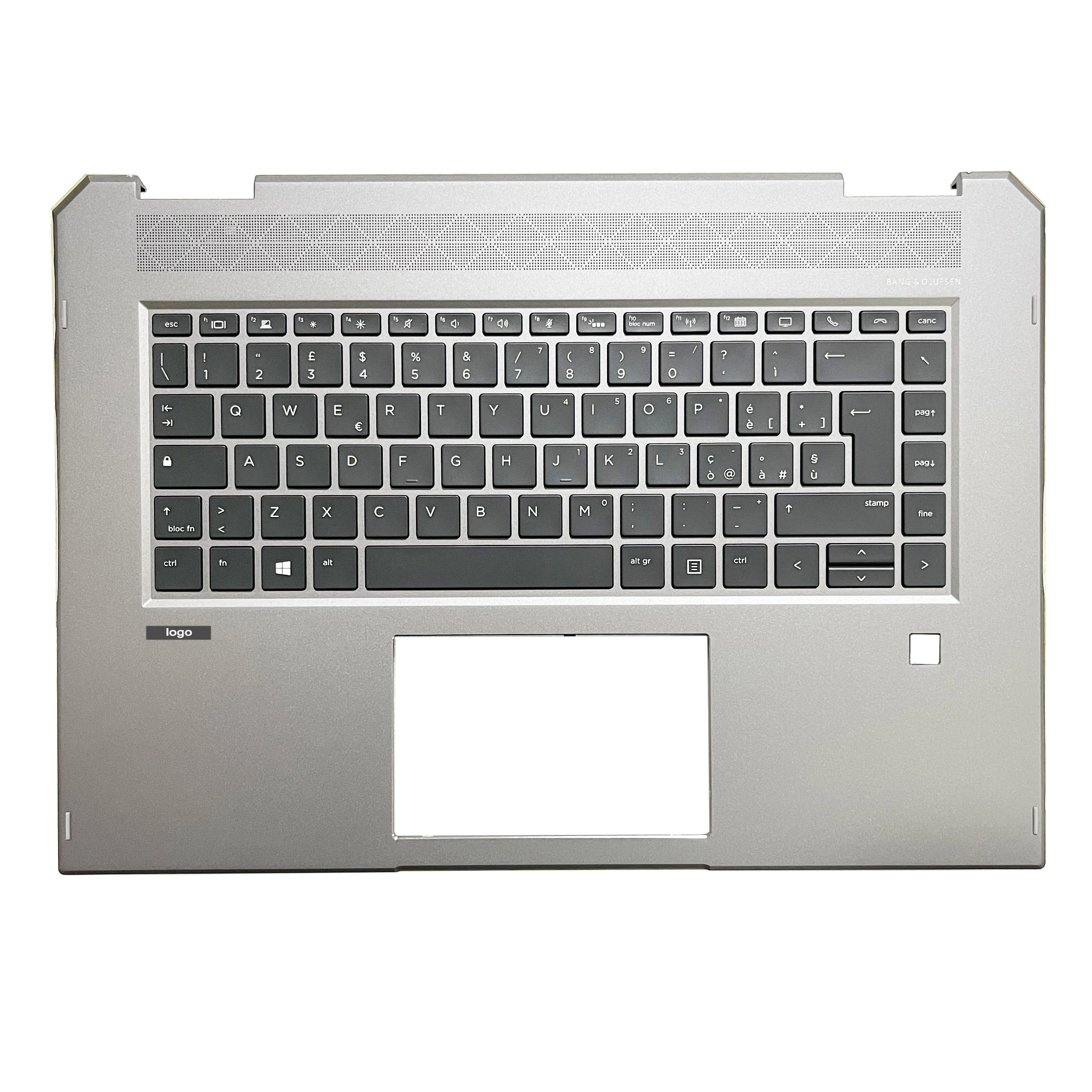 Capa Superior do Teclado para hp Zbook Studio X360 g5 15s Xw1 Laptop Palm Rest Case Shell us ru fr ca it Teclado - Imagem 5