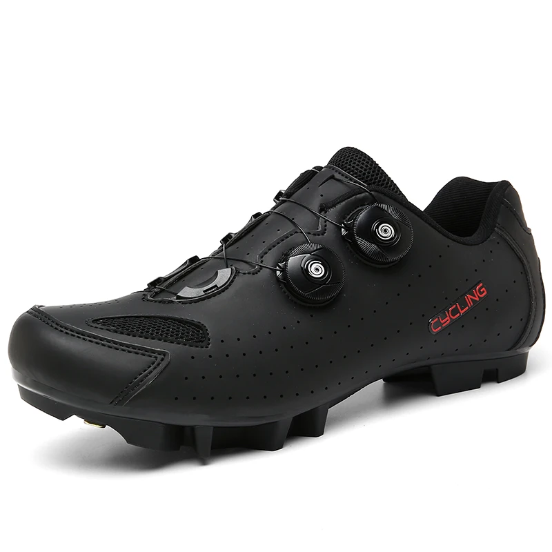 cycling shoes mtb spd cleat Self-locking mountain bike sneakers Men's Road cycling footwear Bicycle Shoes Breathable flat