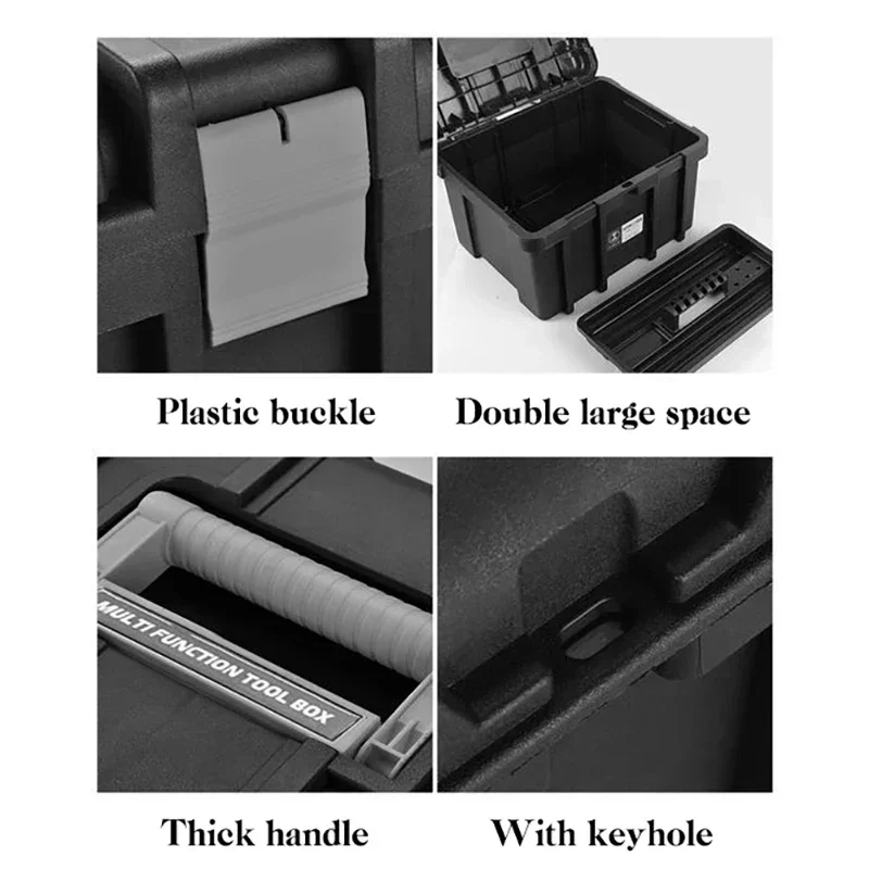 대형 방수 도구 상자 하드 케이스, 충격 방지 빈 펠리칸 스크루 드라이버 도구 상자 케이스, 차고 보관 상자, Herramientas