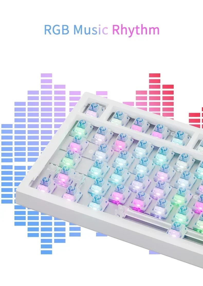 Ajazz Ak820 Mechanical Keyboard Single Mode Wired with RGB