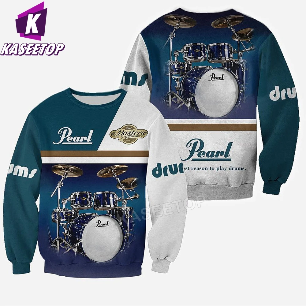 

Music Pearl Drum 3D All Over Printed Men Hoodie Unisex Harajuku Casual Sweatshirt Autumn Winter Fashion Zip Jacket Streetwear
