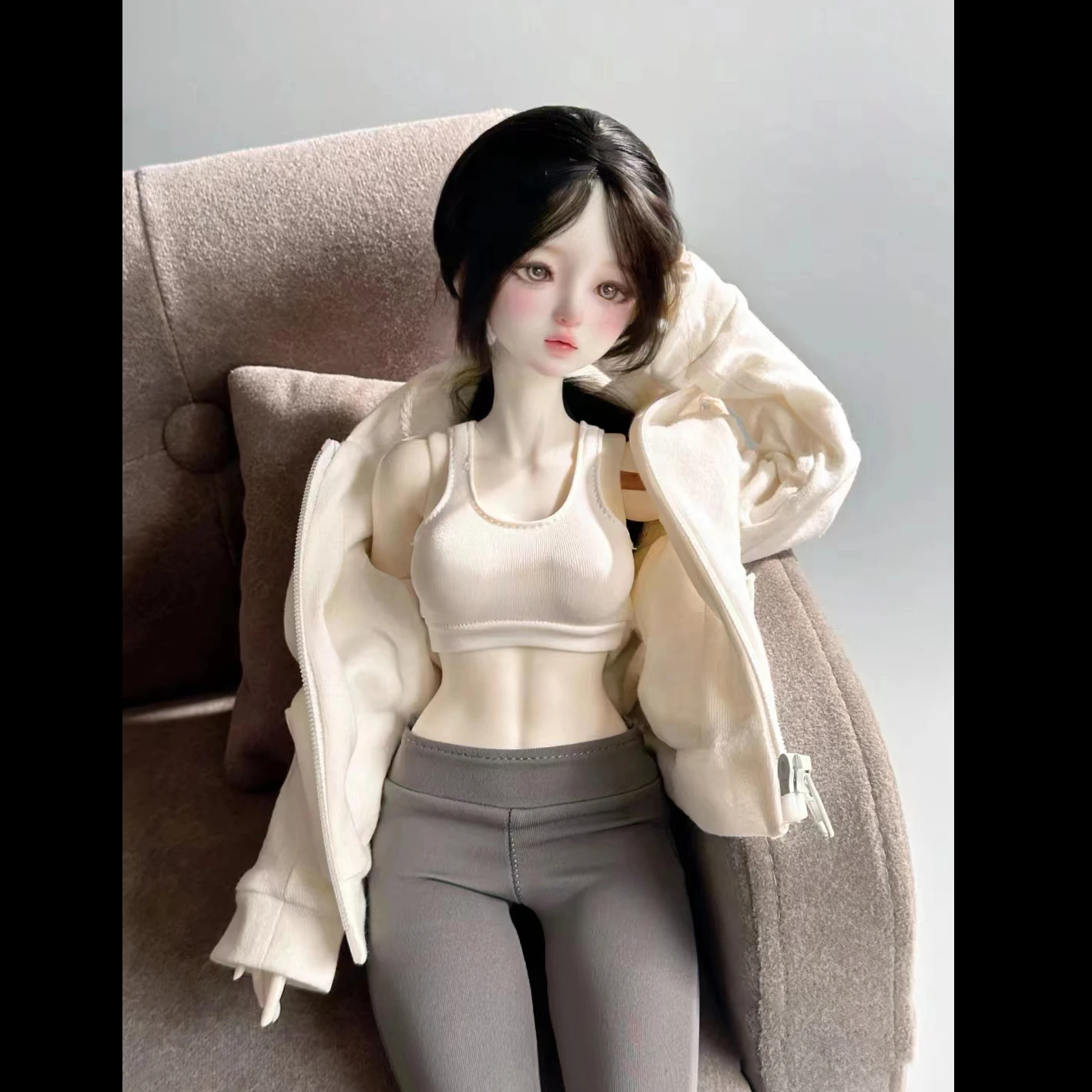 

1/4 BJD Кукольная голова с телом без макияжа, материал из смолы, высокое качество, искусственная кожа, без макияжа, Коллекционная модель, игрушки, подарок