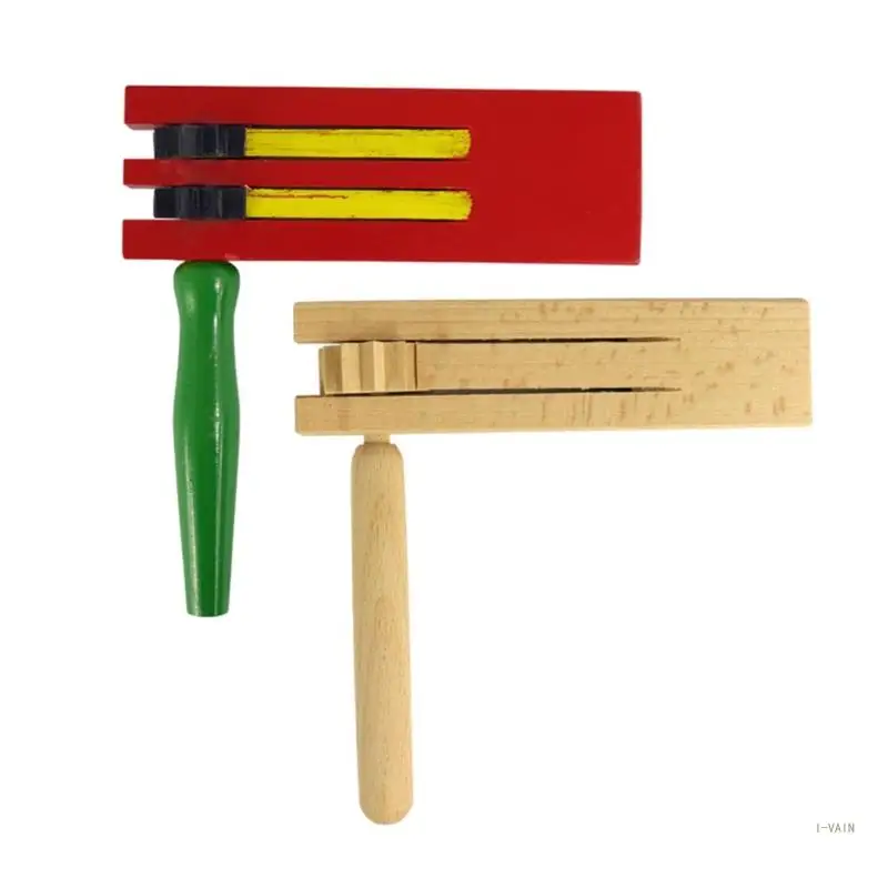M5TC Kids Mexicans Toy Ratchet Noise Maker Traditional Matraca for Birthday Present Musical Children