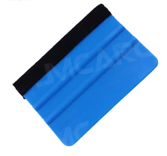 Auto Styling Window Ice Remover Cleaning Wash Car Scraper With Felt Squeegee Tool Film Wrapping 1 PCS car accessories