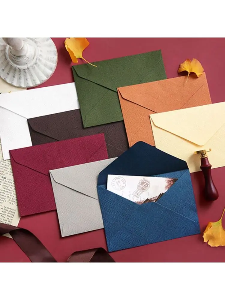 20pcs/pack C6 Retreo Window Envelopes Envelopes Wedding Party Invitation Envelope Greeting Cards Gift Envelopes