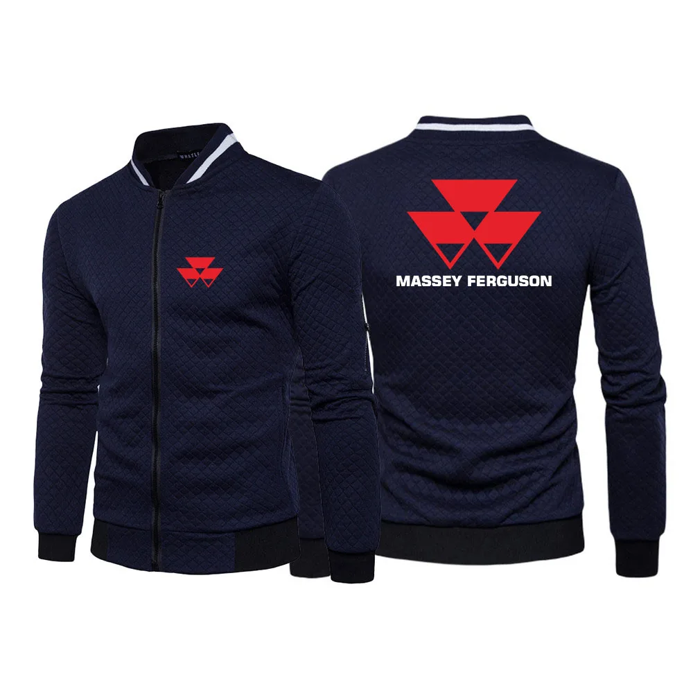 Mens Long Sleeve Fashion Sports Zipper Hoodie Jacket