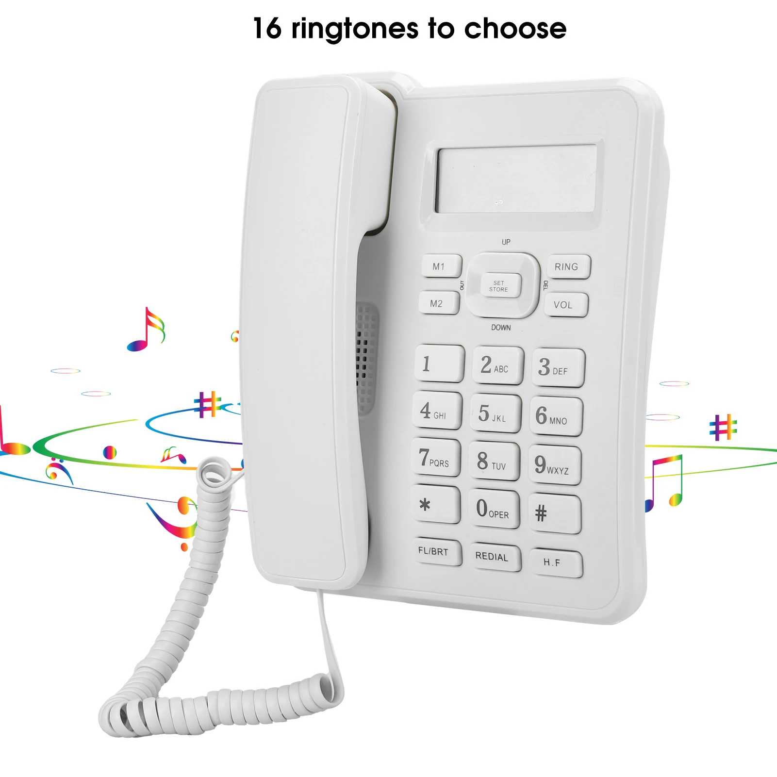 Household Telephone KX‑T6001CID Household Hotel Domestic Home Business Telephone Landline Equipment