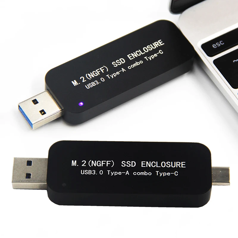 

Корпус для внешнего жесткого диска H1111Z M.2 SSD/жесткого диска/HDD USB 3.0 Type C