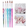 5/20Pcs Nail Art Brush Design Tip Painting Drawing Carving Dotting Pen Professional Nail Brushes Set Nail Art Manicure Tools 4