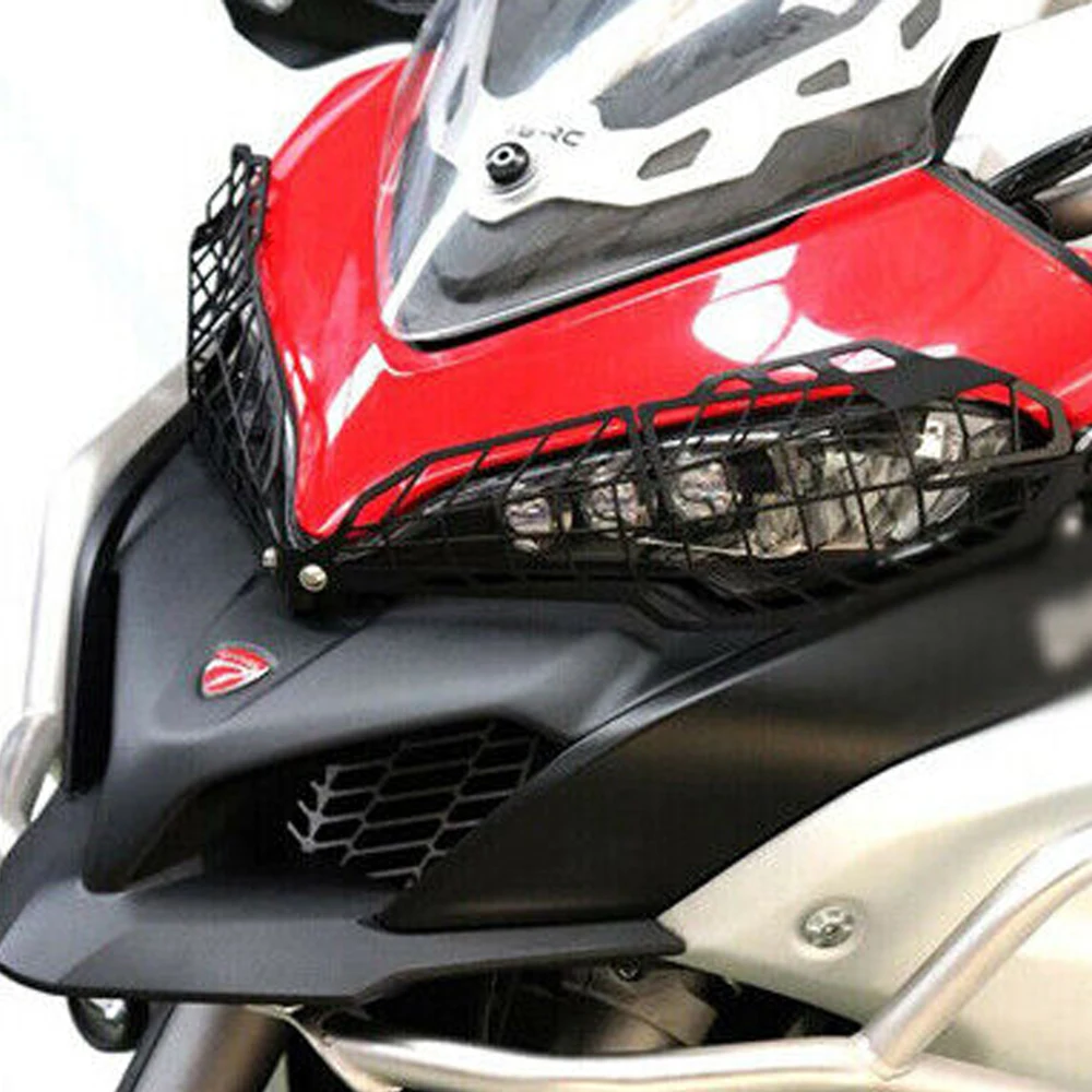 

For DUCATI MULTISTRADA MTS 950 1260 1200 S GRAND TOUR ENDURO PIKES PEAK Motorcycle Headlight Guard Grille Cover Protection