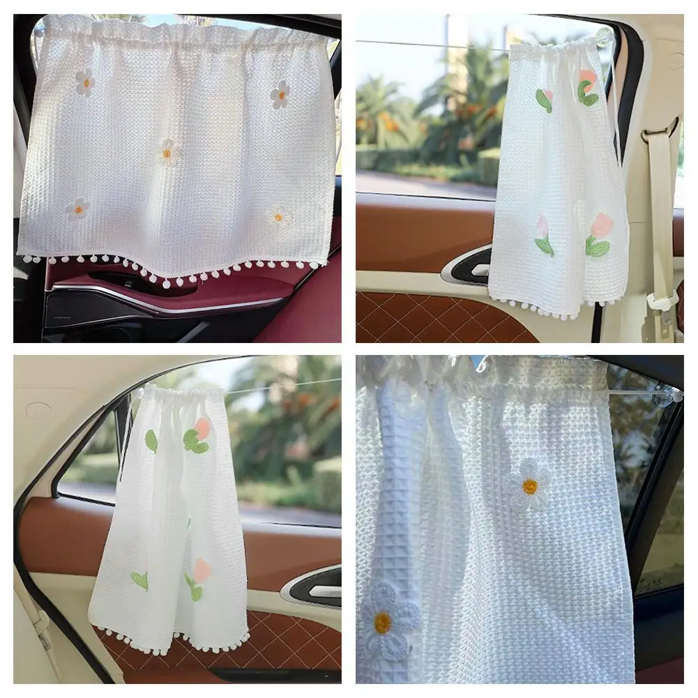 

Suction Cup Curtain In The Car Window Sunshade Cover Cartoon Universal Side Window Sunshade UV Protection For Kid Baby Chil R8M9