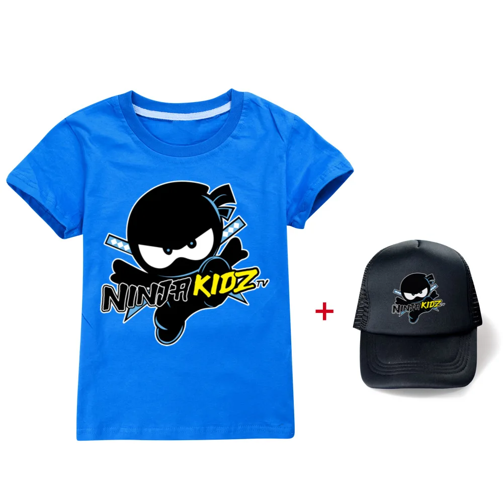 Cartoon Ninja Kidz Abbigliamento Per Bambini Ragazzi Ragazze T-Shirt In Cotone Abbigliamento Moda Per Bambini Magliette Estive Magliette Casual + Magl