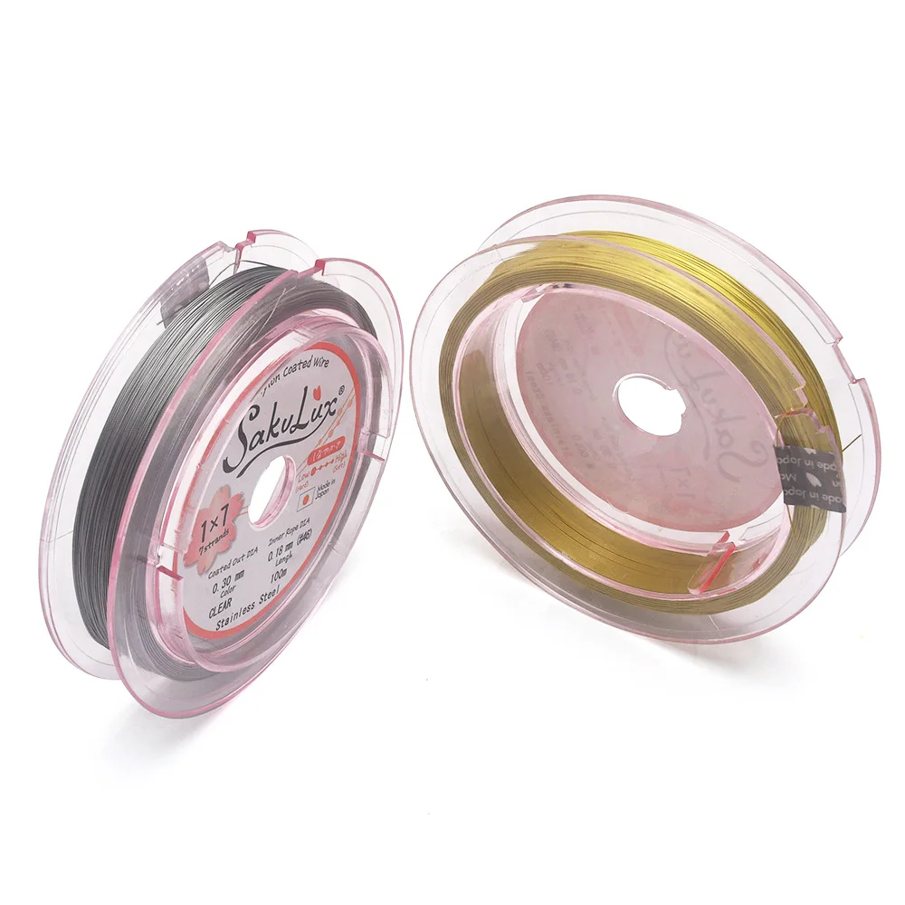 Steel Wire 7-Strand Tiger Tail Beading Wire 304