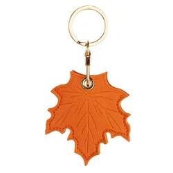 Elegant Leather Keychain Holder - Cute Protective & Anti-Scratch Cover (A)