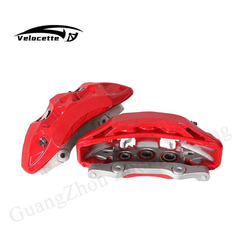 Universal Modified Racing Brake Caliper 6 Pot 8N Big Brake Calipers Set Kit with 355-370mm Rotor for bmw E36 F30 E90 E39