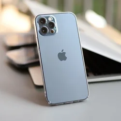 Sleek Matte Slim Clear Shockproof Phone Case - Ultra Thin Design - iPhone 13 Mini (Fully transparent)