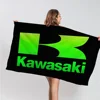 2025 New Kawasaki Motorcycle Racing Microfiber Blanket Quick Drying Beach Towels Oversized Super Absorbent Pool Towel Blanket 4