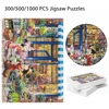 35/300/500/1000 Pieces Disney Mickey Minnie Jigsaw Puzzles Wooden One Piece Puzzles for Adults Children Educational Toys Gifts 2