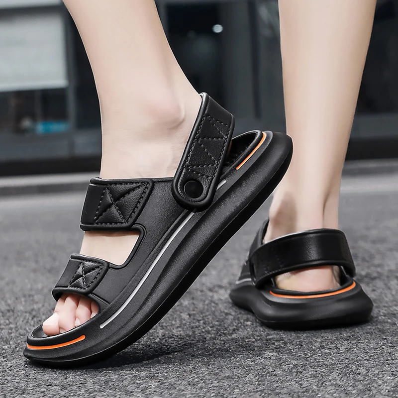 Summer Soft-Sole Platform Slides: Unisex Beach Sneaker Sandals - true deals club