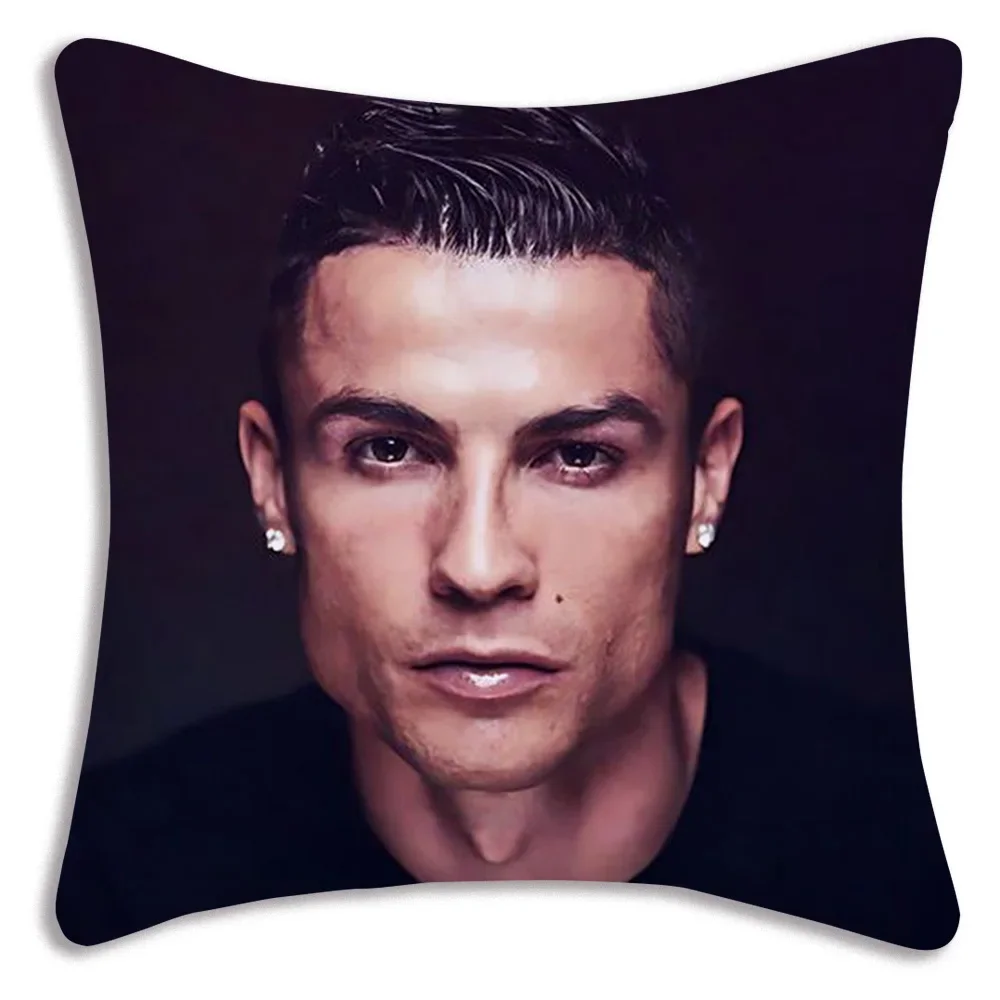 Pillow Covers Decorative CR7 Cushions Cover for Sofa Pilow Cases Pillowcases 50x50 Pillowcase 40x40 Throw Pillows Car Decoration
