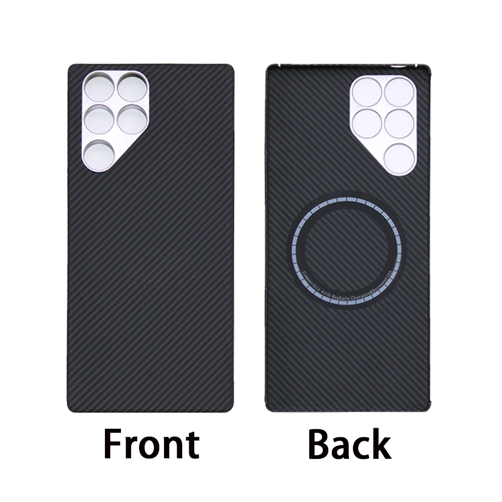 Ultra-Thin Carbon Fiber Phone Case - Lightweight Aramid Fiber Protective Cover