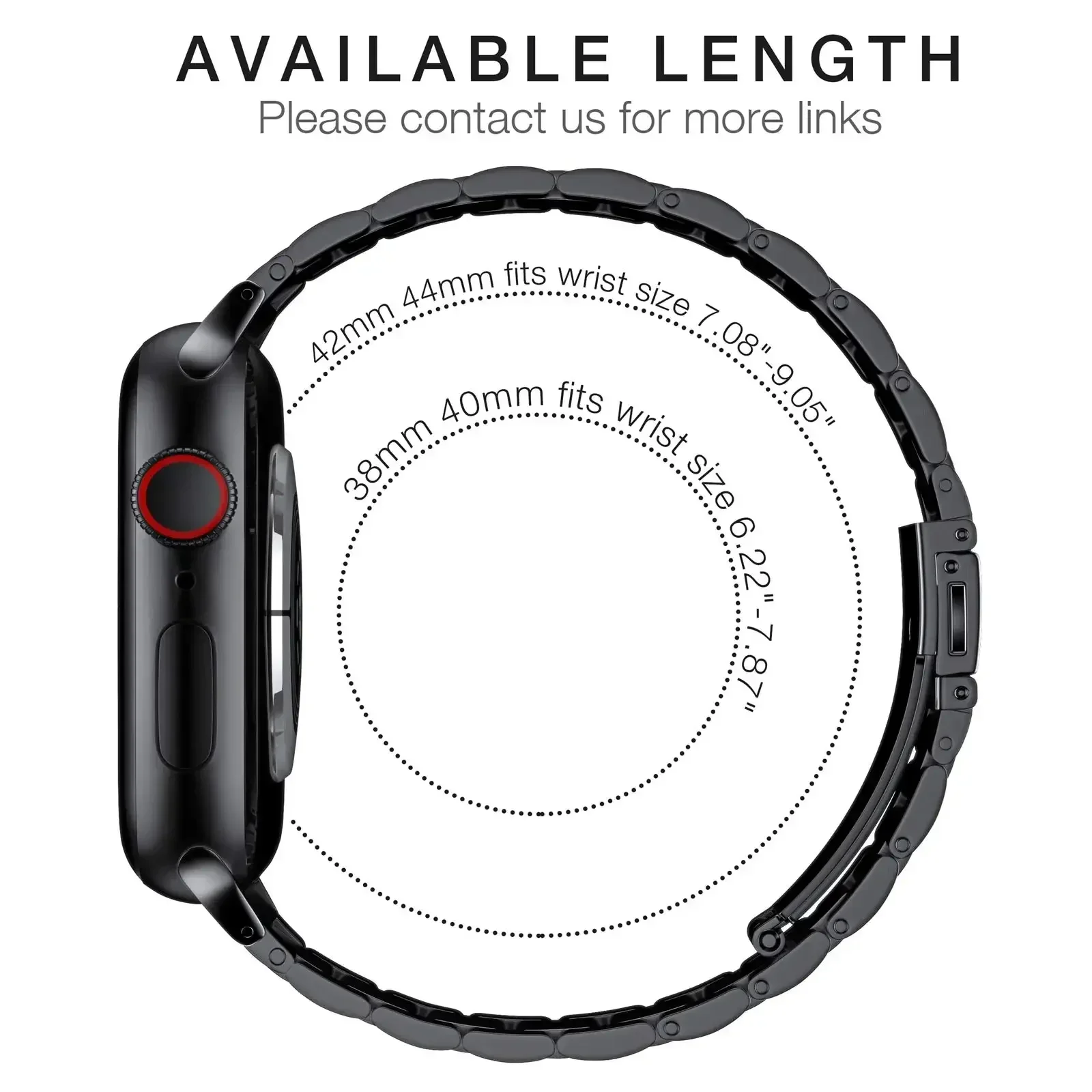 Premium Metal Strap and Protective Case