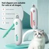 Pet Nail Clippers with Light for Dogs and Cats Rechargeable Easy and Safe Trimming with Precision Blades and LED Light 4