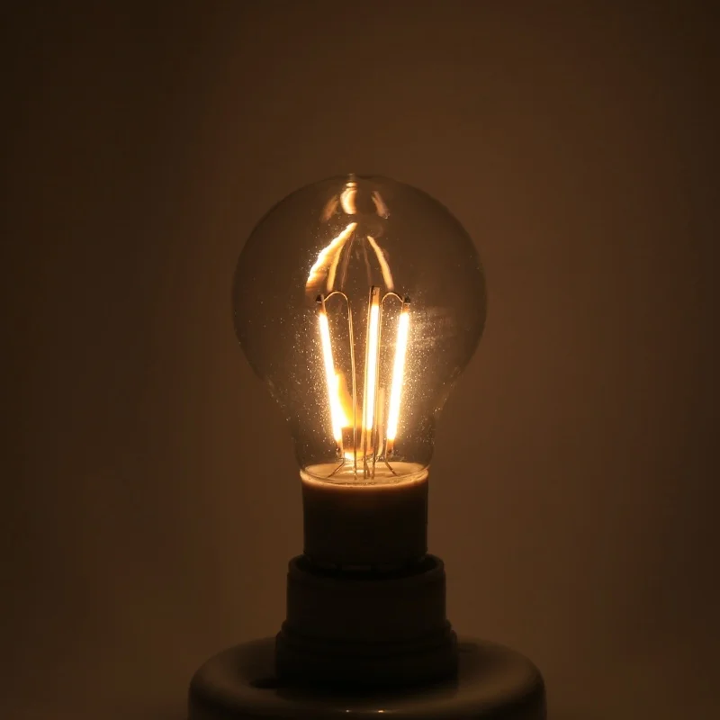 E27 12V COB LED 필라멘트 전구 360도 비조광 조명 새 제품(4W 따뜻한 흰색)