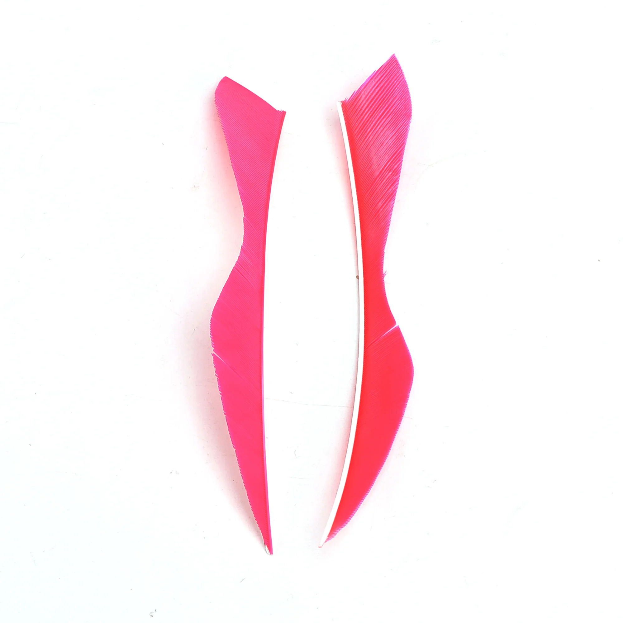 Description Picture 3 of itemACCMOS 50PC 5inch Turkey Feather Wavy Feather Archery Shaft Making Accessories Real Feathers Unique Shaped Feather Arrows